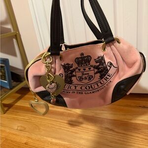 Juicy Couture Pink and Brown Women's Bag
